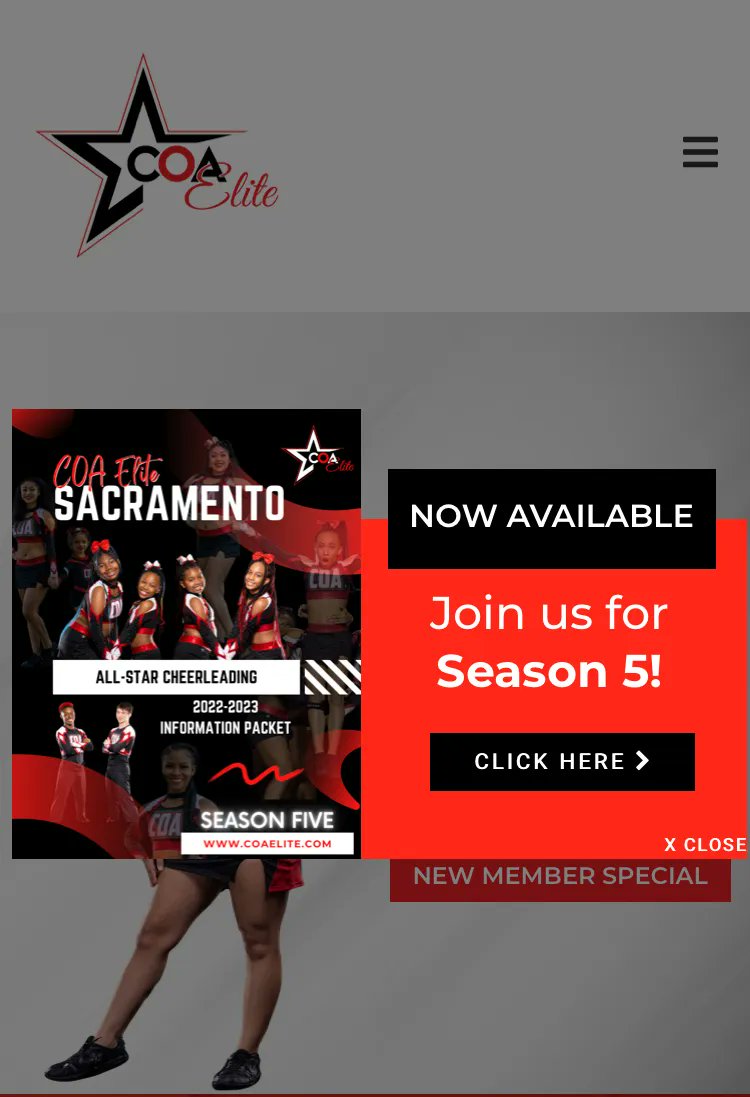COAElite's tweet photo. Click the link in our bio or visit us online at https://t.co/CYa939X2pL to obtain Season 5 All-Star Cheerleading information.

Get answers to all of your questions!

We hope to welcome you to the COA family in the 2022-23 season! https://t.co/s6PqeoV63x