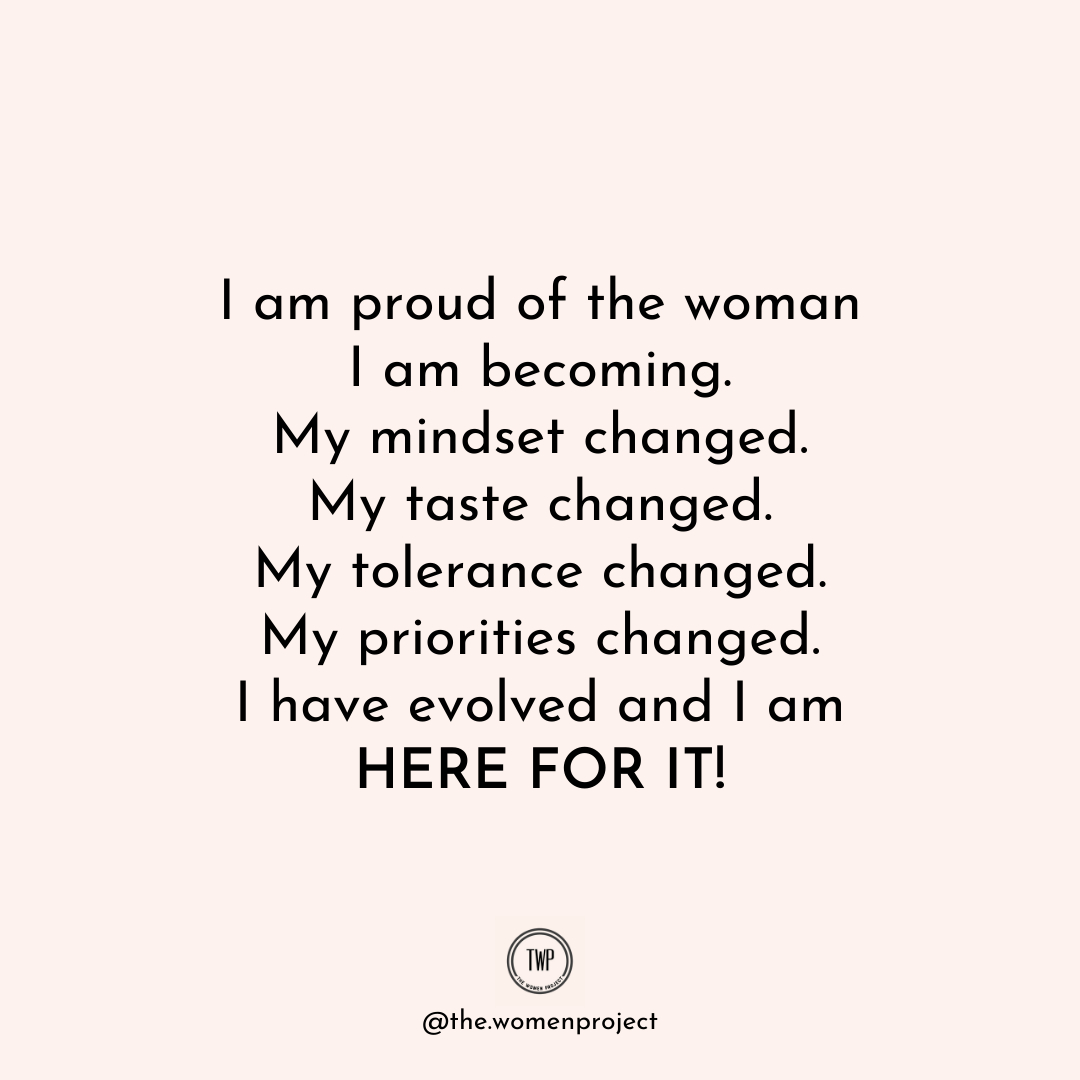 WomenProjectThe's tweet photo. We are HERE FOR IT!!! 

Be proud of the woman you are becoming! 

#thewomenproject
#hereforit https://t.co/7HJkbqwhe0