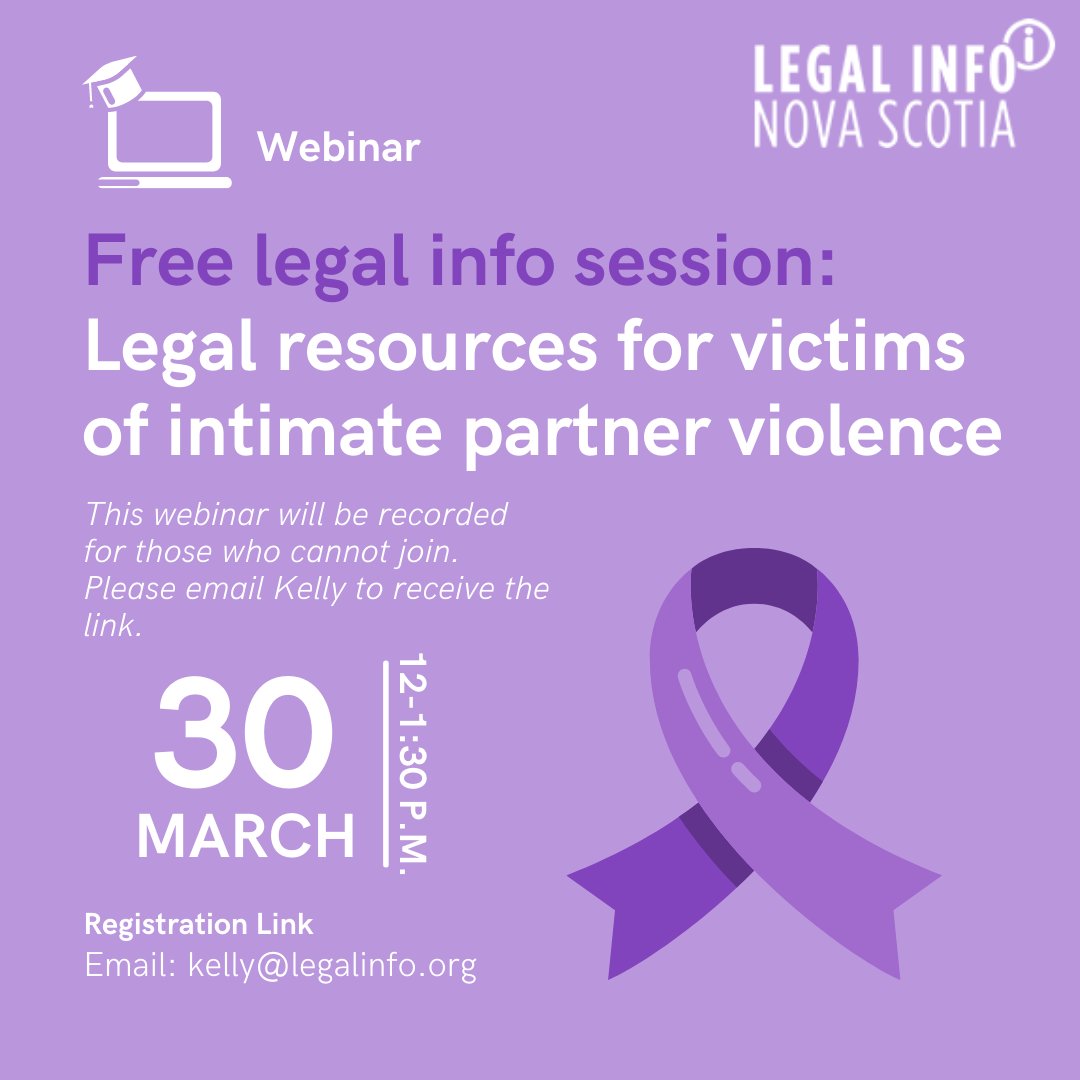Register today for our upcoming #webinar on March 30! Click the link to sign up: us06web.zoom.us/webinar/regist…

#freelegalinfo #intimatepartnerviolence #LISNS