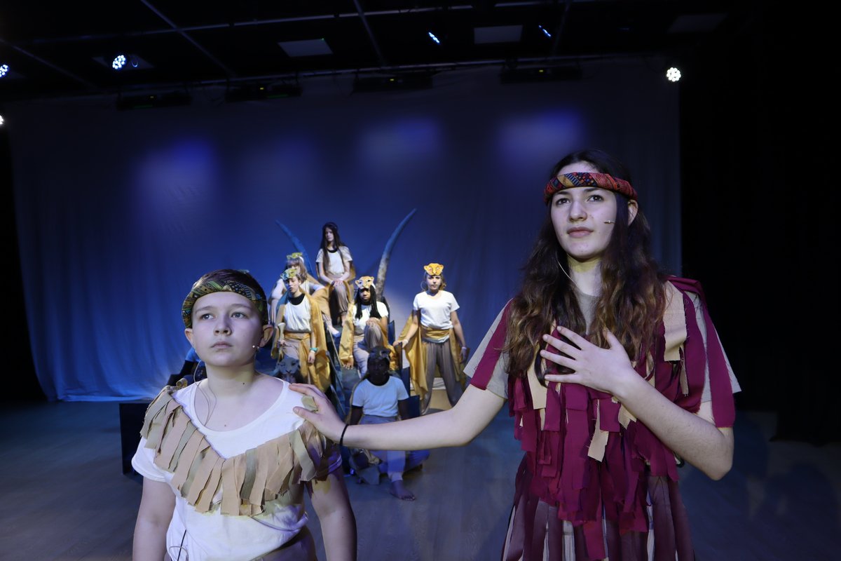 DidsburyHigh's tweet photo. From Pride Rock to proud parents and careers, Didsbury High School students stunned the audience with their first ever school production, Lion King Jr. Congratulations to all students involved! To read more and view the gallery, click here: https://t.co/xLbglonE3E https://t.co/F7kmyMj9rE