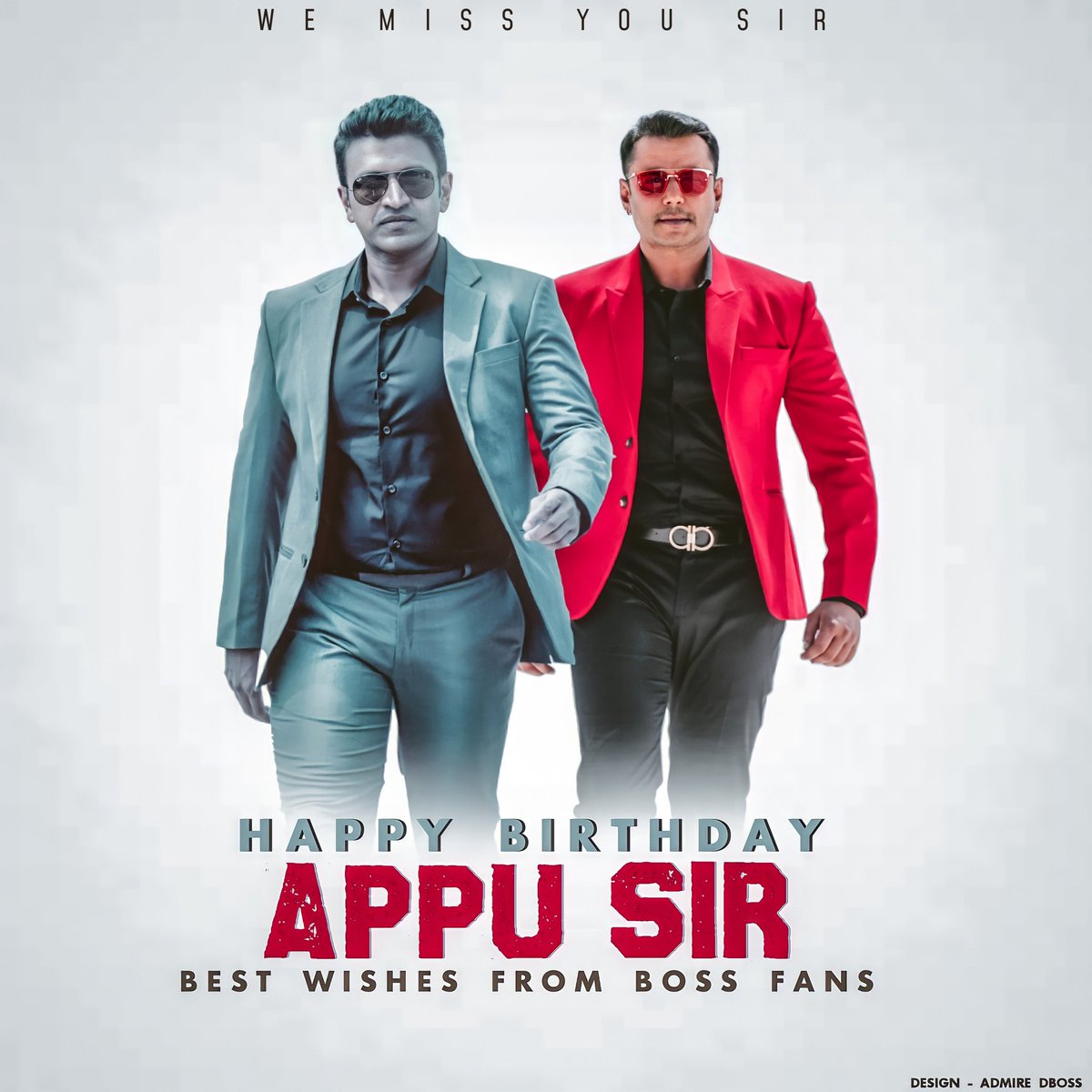 Siddaramkore2's tweet photo. Remembering Dr. Puneeth Rajkumar on his Birth Anniversary ❤

Best Wishes to Appu sir Fans for #James on behalf of all DBoss Fans. Damn sure it's gonna break all Existing Records🔥

#PuneethRajkumarLivesOn 
@ashwinipuneet @dasadarshan @dasadarshant https://t.co/APrRrPu9b4