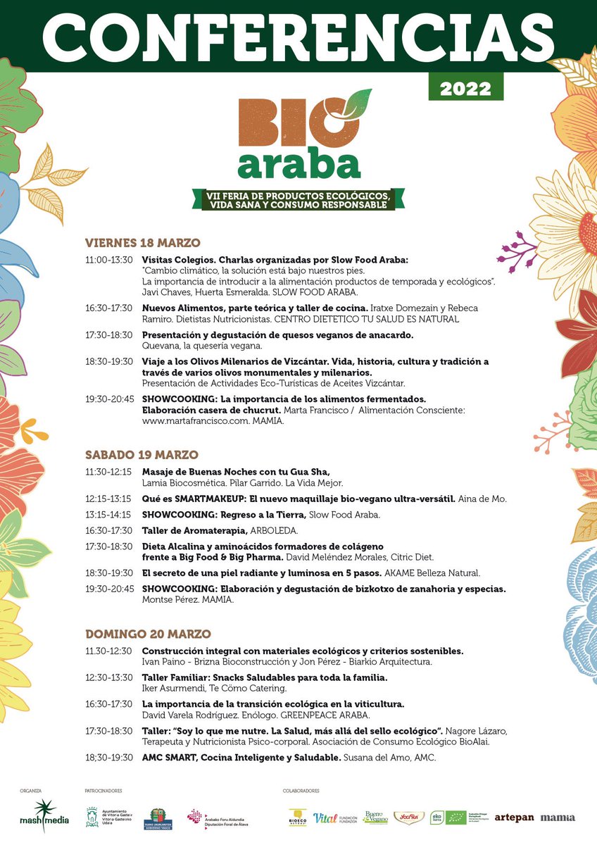 BioEcoActual's tweet photo. La espera ha terminado y hoy arranca en @vitoriagasteiz la VII Edición de @BioArabaFeria, con más de 75 stands de Alimentación, Bioconstrucción, Cosmética y Textil. Con conferencias y talleres de acceso gratuito 😍👇 https://t.co/mrqPtLk3F3