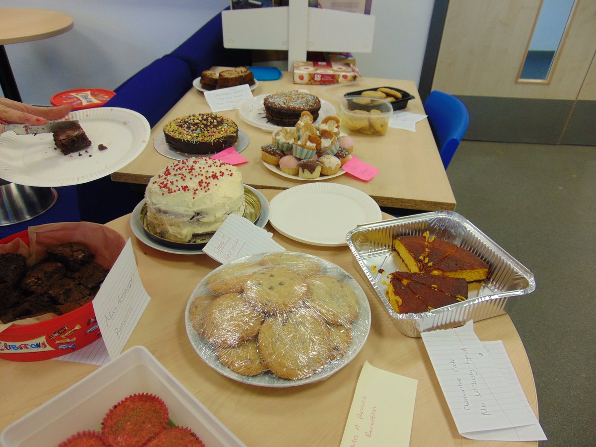 Our judges are taking the bake off for comic relief very seriously this morning, woe betide any soggy bottoms! All sold out for a good cause too.👀 #RedNoseDay2022 #BakeOff