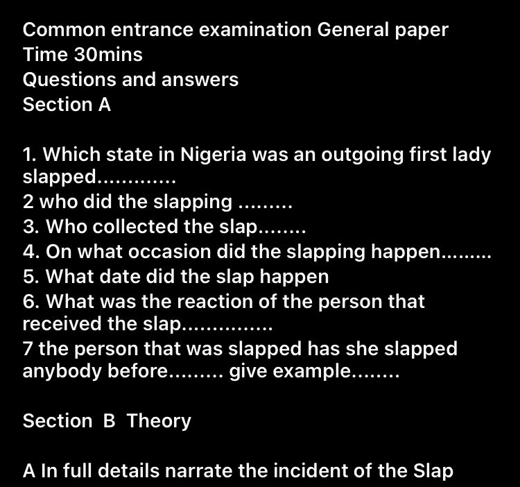 JoyAnyadiegwu's tweet photo. A Random Slapper ๐ has been slapped ๐๐คช
#ojukwuwife #biAncaOjukwu #biancaslap #biancaexams #slapped #govail https://t.co/aSTClUeerr