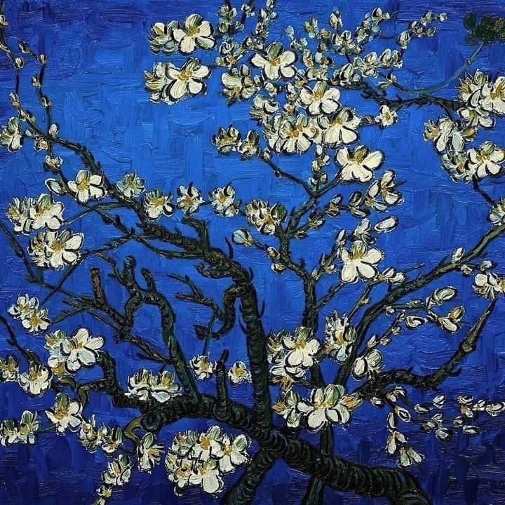 AngelsWhisperr's tweet photo. Vincent van Gogh's blue. https://t.co/mCQPbNw6KW