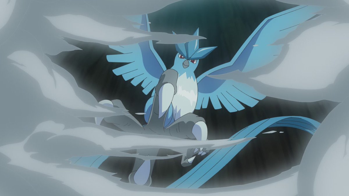 I'm so glad this episode finally made a Legendary Pokémon feel… well…  LEGENDARY! Articuno was as awesome \u0026 powerful as all the Legendary Birds  should've been! #anipoke, image size:1200x675