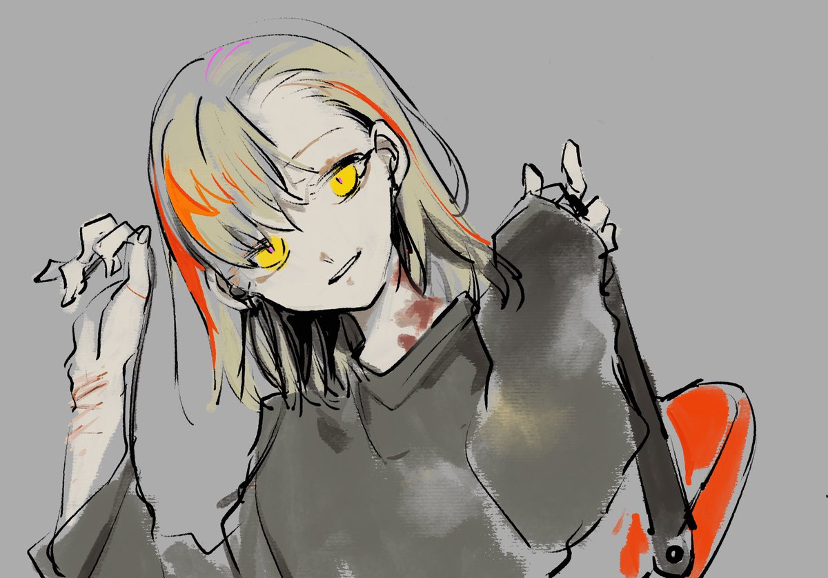 「」|霜月しむのイラスト
