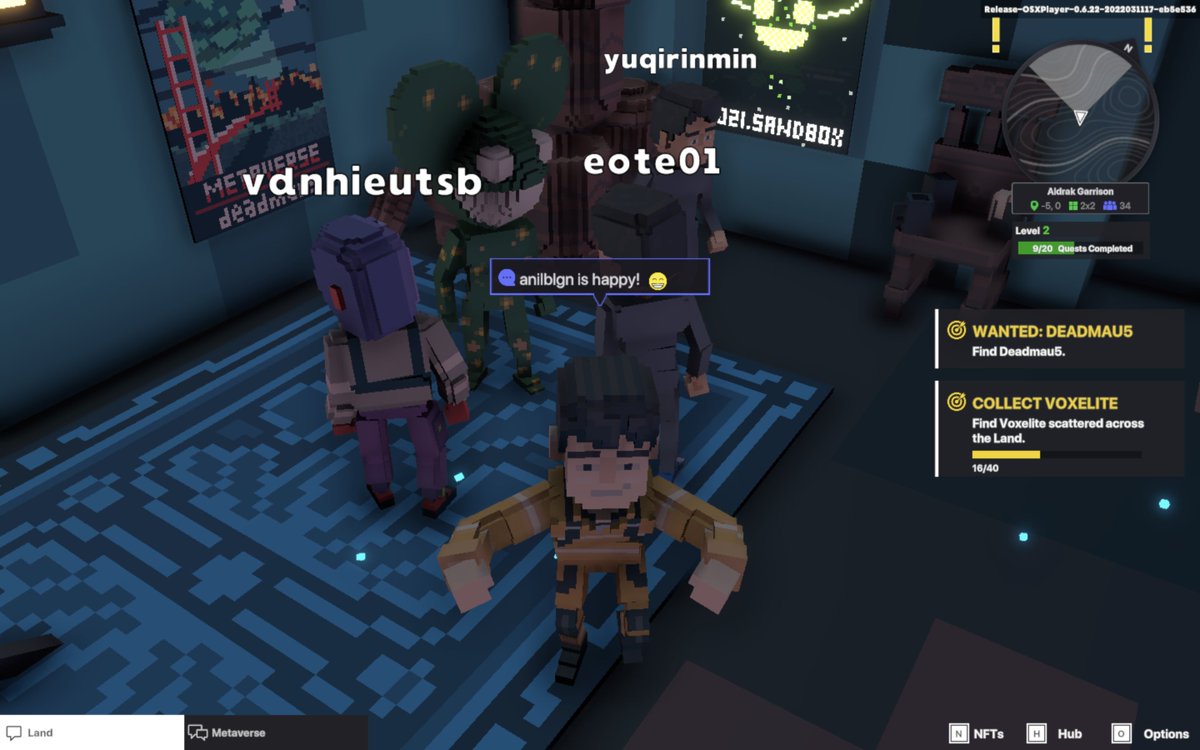 AnlInspwctor's tweet photo. @TheSandboxGame @deadmau5 I just participated in the daily #SandboxAlphaS2Contest for a chance to earn up to 1,000 $SAND! Starting March 17 - Selfie with Deadmau5. Check out my screenshot below!
👇 #SandboxAlphaS2 https://t.co/dPekPu6aCQ