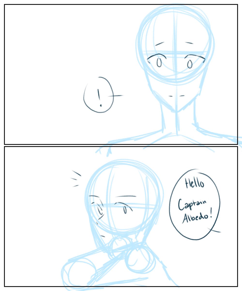 AngieTsukiko's tweet photo. Here is the rough idea of the “another part”. With dialogue so everyone knows what the convo is. It helps me when I know what I have them saying. My sketches are not always detailed or abstract 🤣 they are simple like this, which can be confusing
#WIP #huffbedo #genshinfanart https://t.co/bGtcyo2AUC