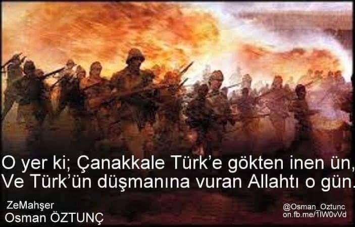 PilanSuleyman's tweet photo. Ey, bu topraklar için toprağa düşmüş asker! 
Gökten ecdâd inerek öpse o pâk alnı değer.
Ne büyüksün ki kanın kurtarıyor Tevhîd'i
Bedr'in arslanları ancak, bu kadar şanlı idi.Sana dar gelmeyecek makberi kimler kazsın?
"Gömelim gel seni târîhe" desem, sığmazsın #CanakkaleGecilmez https://t.co/PDgo4keCfm
