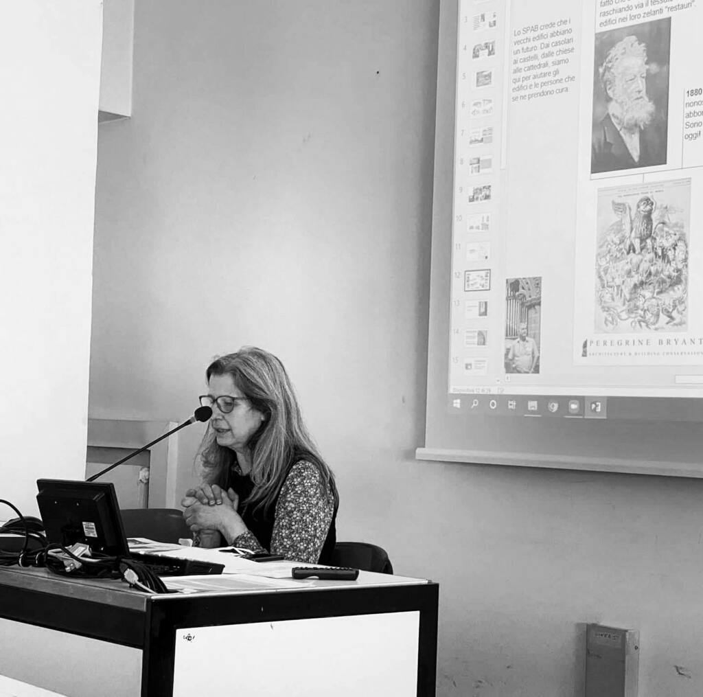 PBArchitecture's tweet image. PBA director Laura Morgante has been speaking Conference in Rome at La Sapienza university about the SPAB and its planning involvement as amenity society. #peregrinebryant #spab #conservation instagr.am/p/CbPYTU8MZE4/