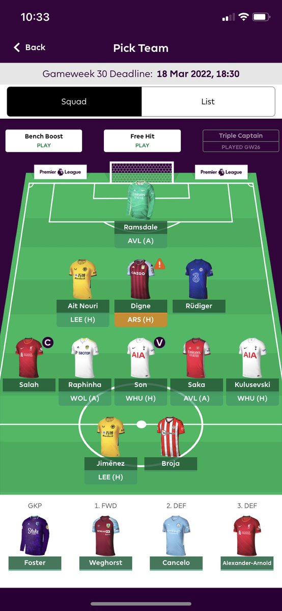 _fpltom's tweet image. My current team. ⭐️

What would you do in my situation?