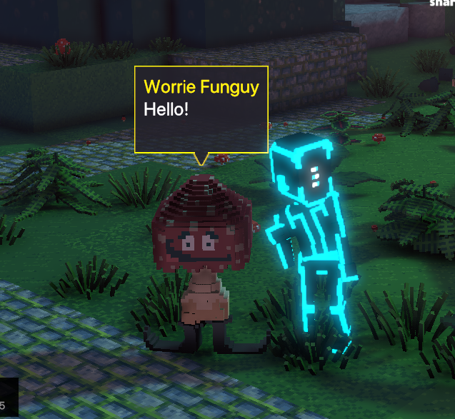 🍄The Funguy Kingdom Social Hub🍄
SCREENSHOT CONTEST #2: Worrie Funguy Dance-Off!

1⃣ Like, RT, &amp; Follow <a href="/TuschayStudios/">Tuschay🍄</a>
2⃣ Post a screenshot below showing Worrie your favorite dance move in <a href="/TheSandboxGame/">The Sandbox</a>!

One groovy person gets 50 $SAND!

Winner chosen in 24 hours! Good luck!