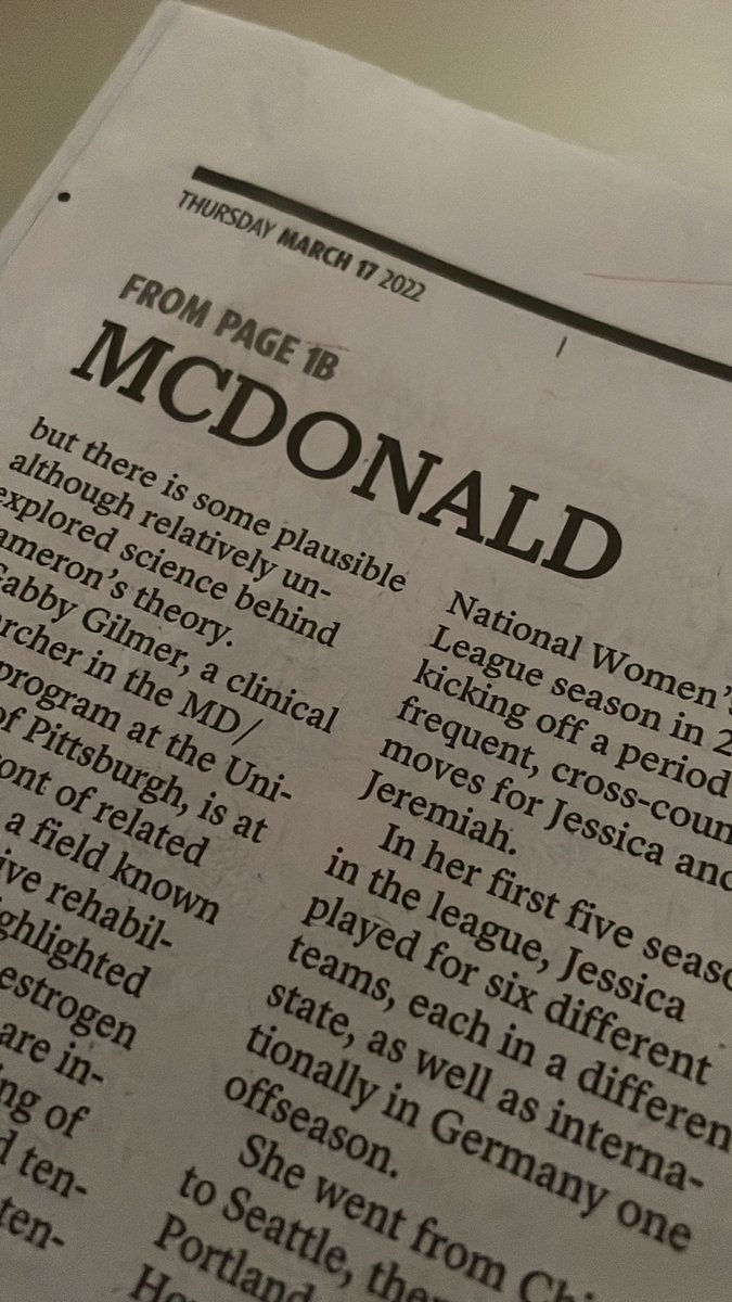 wellrunmedia's tweet photo. If you’re not reading the @AndrejevAlex series on Jessica McDonald… https://t.co/OE8m8laKDm