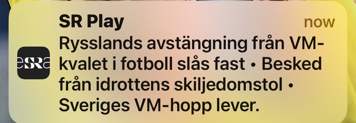 Måste säga ett jag inte förstår flashen. VM-hoppet lever väl oavsett beslut? Skillnaden är att vi vet att i omgång 2, om 🇸🇪 går dit, så är det 🇵🇱 som väntar? <a href="/Radiosporten/">Radiosporten</a>