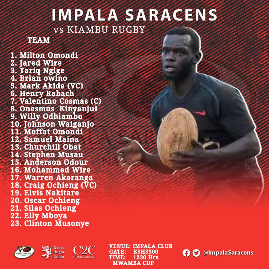 ImpalaRfc's tweet photo. The Squads are out!!
Tupatane grao from 12:30PM
#EnterpriseCup #MwambaCup
#ImpalaTime #ResolutionInsurance https://t.co/aa8u0xNn4i