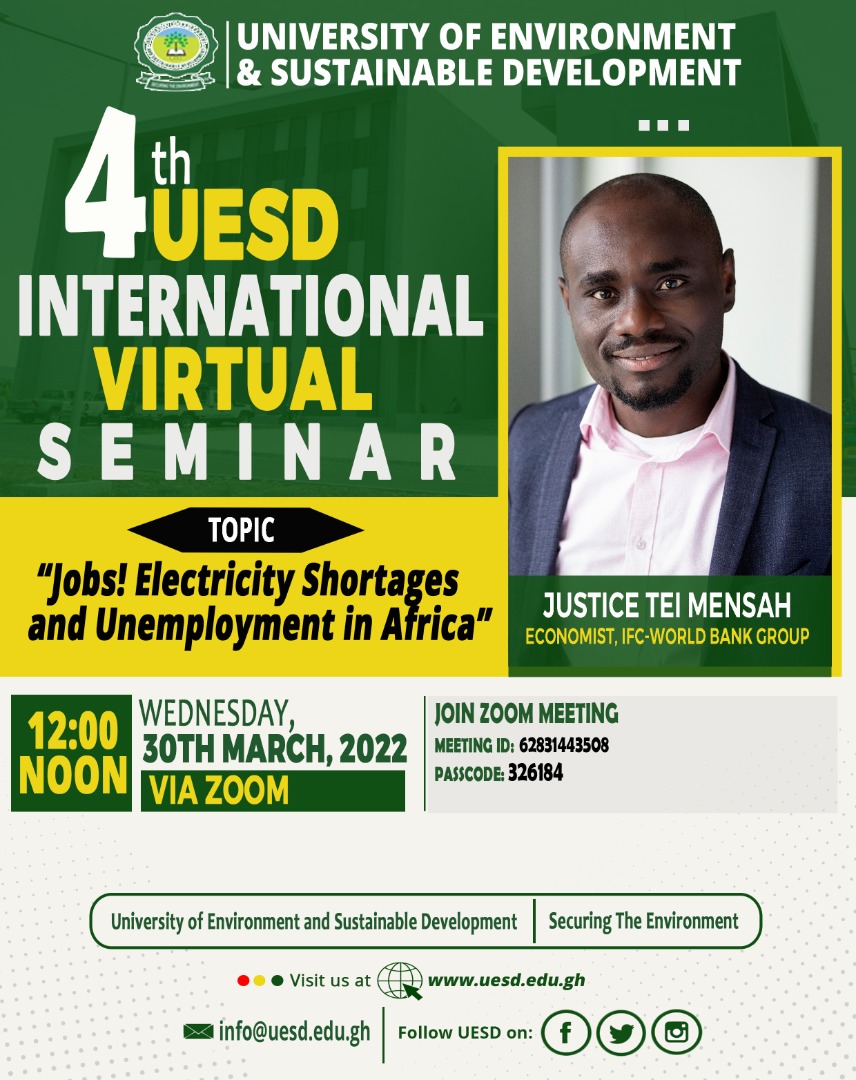 SSD_Uesd's tweet photo. The 4th edition of the UESD international Virtual seminar is here again. 
Join us via zoom using the link or ID below:
Meeting ID: 628 3144 3508
PASSCODE: 326184 https://t.co/Cia9O2YfPg
