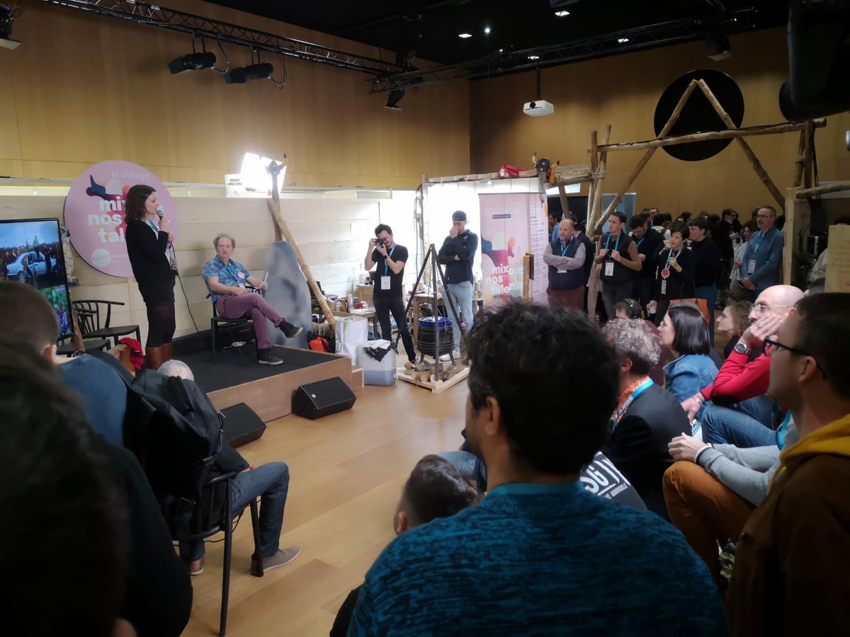 MADEinSCOP's tweet photo. Les #Scop innovantes, c'est tout de suite au village #MixonsNosTalents !

#PourUnAutreModeleDeSociete https://t.co/B59kDVhFq2