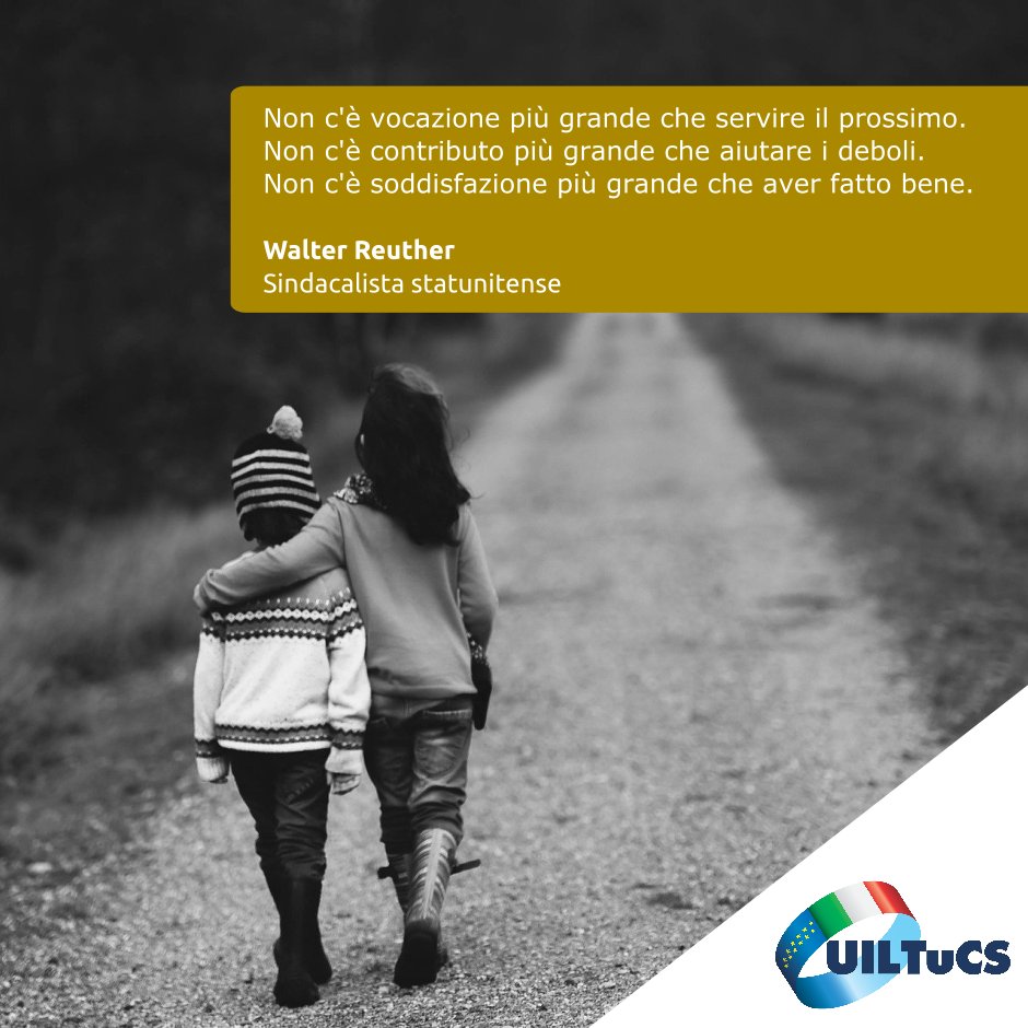 #UILTuCSQuote del #21marzo con la #citazione di Walter Reuther