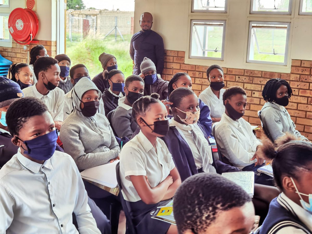 NucRegSA's tweet photo. Nuclear Safety Awareness underway in Ga-Khunwana Village in North West targeting the following schools: Boithaopo high school, Ga-Khunwana high School, Mogawane High School, and Kopanelo high school. https://t.co/izUeBQ4Nx8
