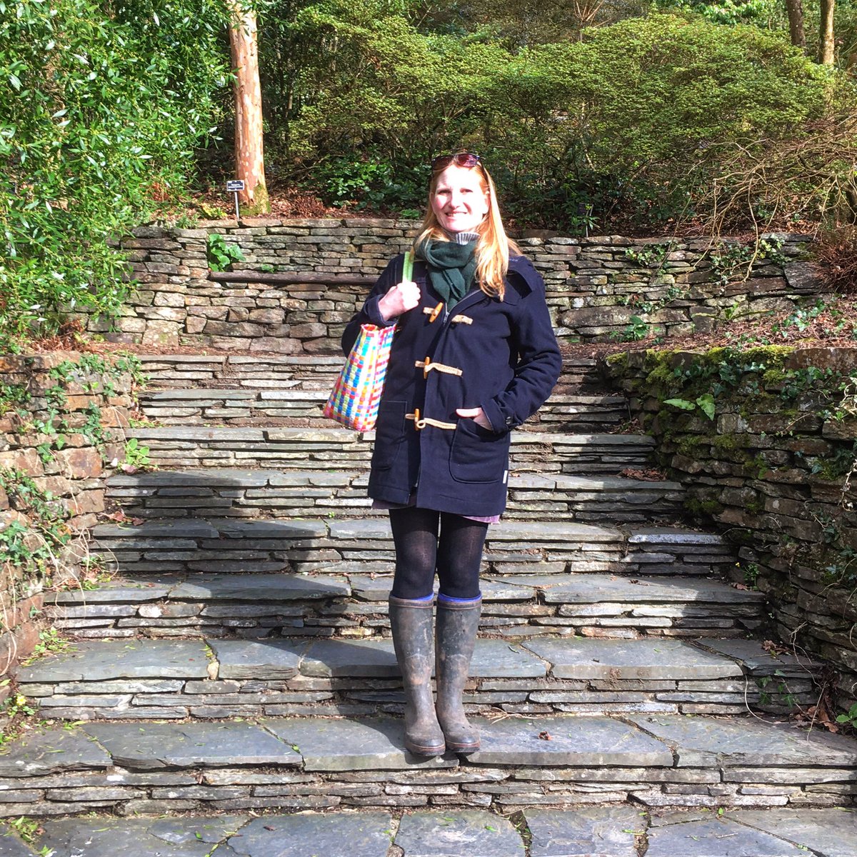 creative_helen's tweet photo. Just thought I’d show my face and my lovely wellies as I haven’t done that for a bit and my husb caught a decent sunny snap of me recently ☺️☀️😎. Happy Friday everyone. I hope you’re enjoying some sunshine ☀️ xx #helenplantcreative #devonlife #budleighsalterton #devonartist https://t.co/8r8Py4sGUa