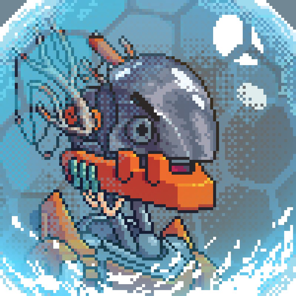 Rawb0ts's tweet photo. A personal protective shield makes me chill. #rawbots #nft #nftart #NFTCommunity #NFTCollection #gamify #PlayToEarn #PolygonNetwork #opensea #hashlips @Hashlipsnft  @opensea soon on https://t.co/RFc6M5E2P6 https://t.co/qKRXsflasL