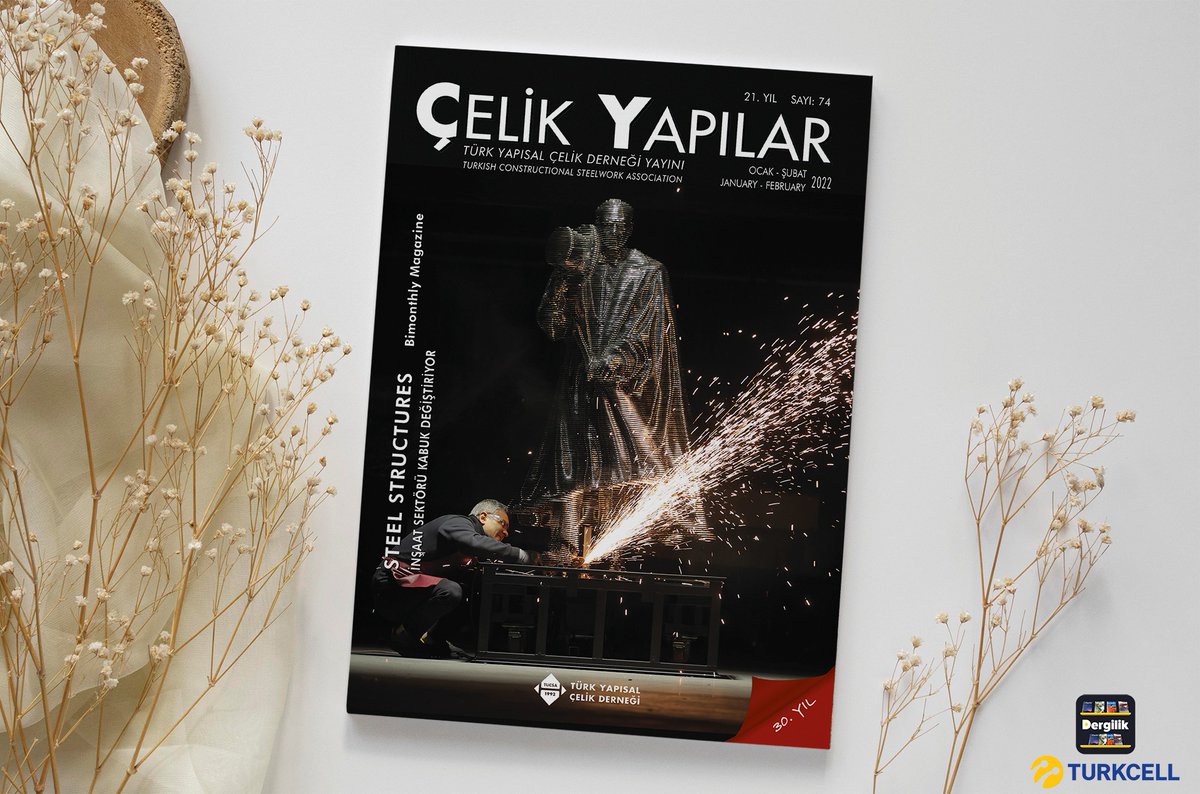 ÇELİK YAPILAR DERGİSİNİN 74. SAYISI OKURLARLA BULUŞTU.
Dergimizi online platformda okumak için...
tucsa.org/tr/celik_yapil…
Keyifli okumalar dileriz.