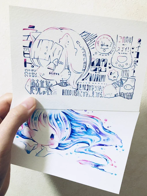 個展前半戦が終了しました!本当に毎日楽しいです、ありがとうございます🥰明日からもよろしくお願いします!
画像は今日描いた絵です
#月面秘密基地X 