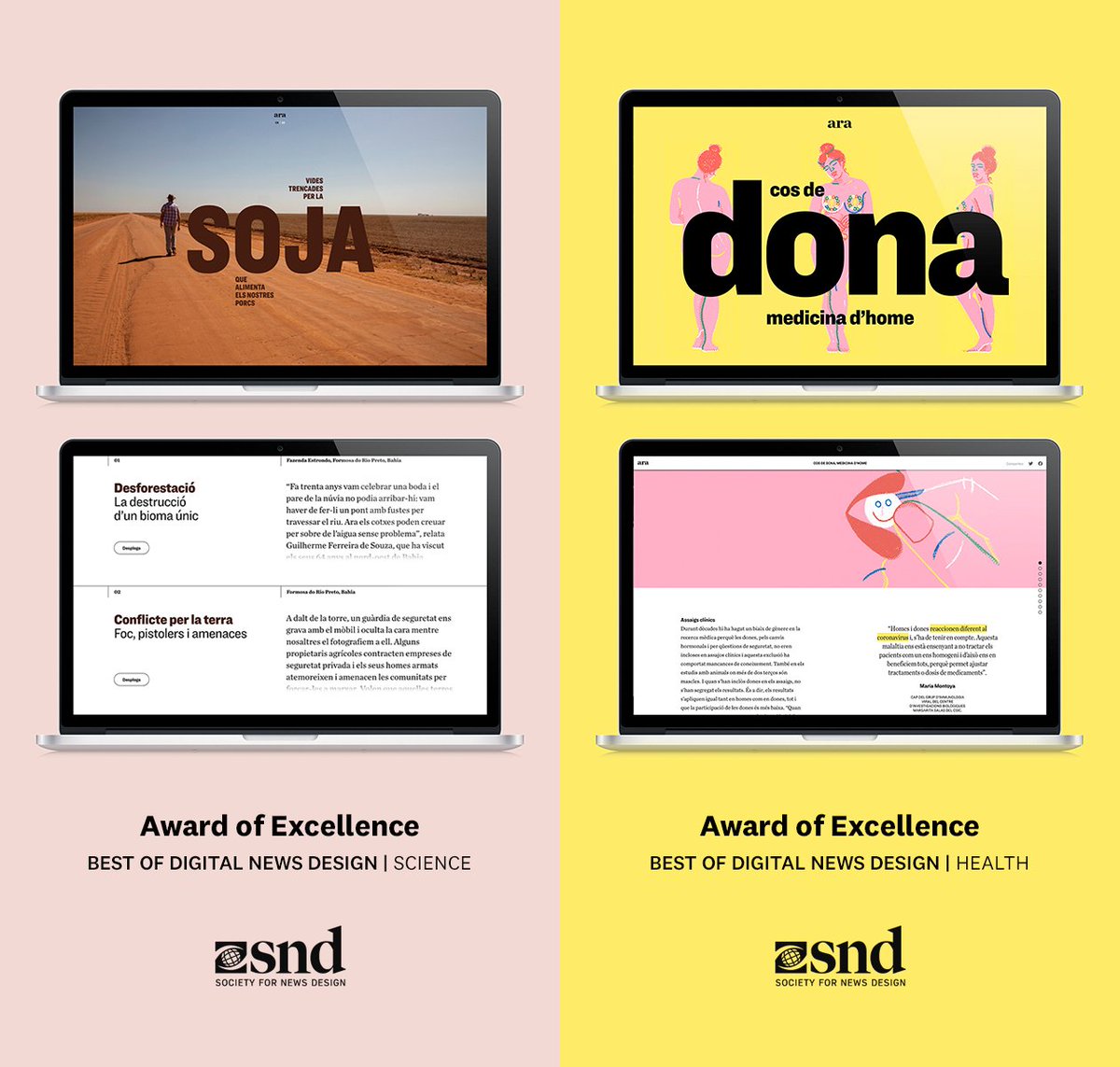 ricardmarfa's tweet image. Molt contents pels reconeixements a @diariARA 
---
Felicitats!
@idoialongan @dectacubituss @funo85 @camprodon @larabonilla @_irenegutierres &amp;amp; co. 
---
@AraInteractius  @SND #SND43 #snd43digital