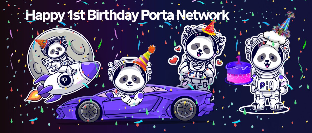 portanetwork_'s tweet photo. 🔷 Did you know that Porta was registered on 18th March 2021? 

Happy 1st Birthday to us 🎉🎊🪅🎂Turn up 🥳🥳

🔷We are giving away 50 $KIAN to 6 random community members. 
🔷Just fill this form (https://t.co/dKps6ntWDB) with your address and username and we will select randomly. https://t.co/vK12TTEkaf
