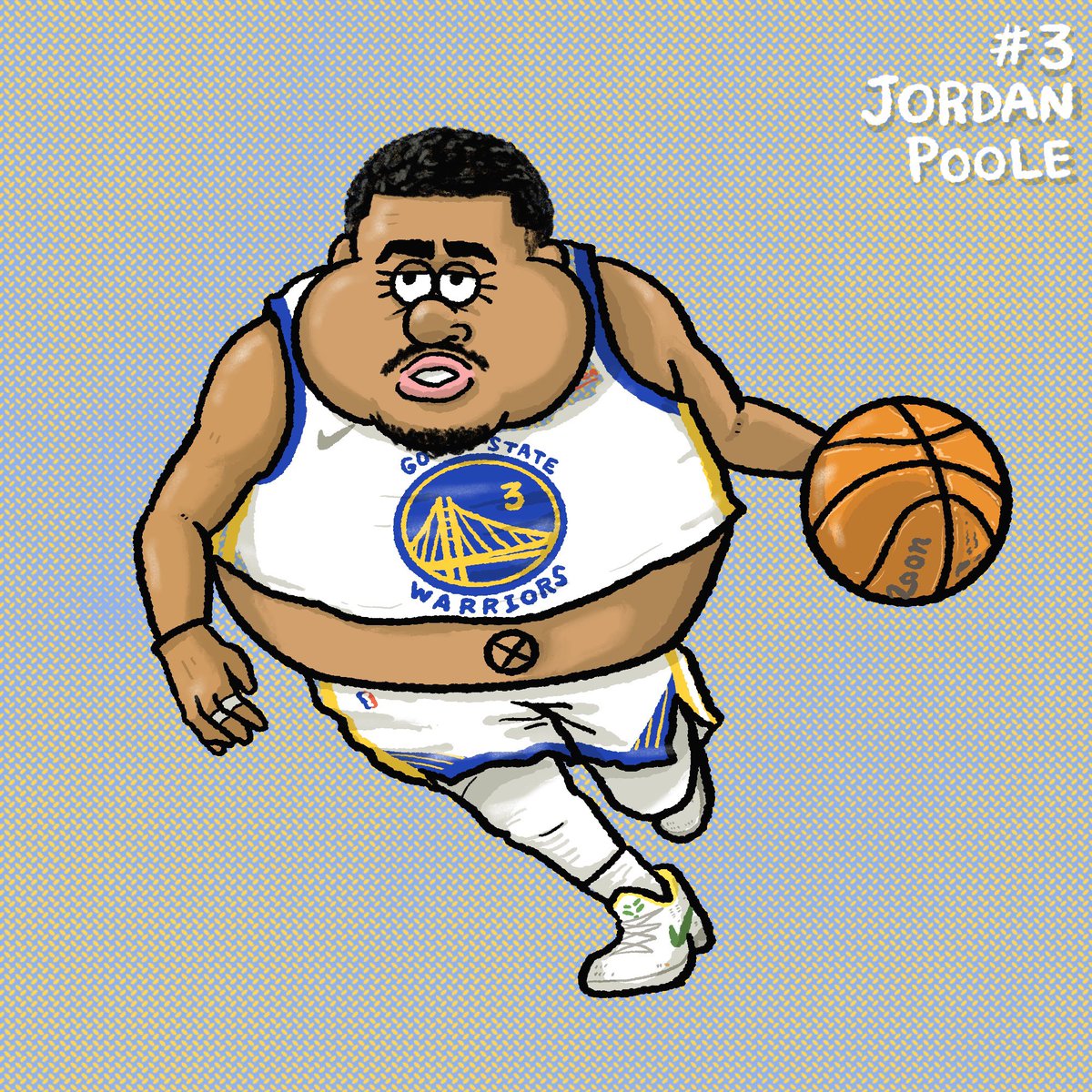 fat_nba's tweet photo. Jordan Poole🥷

#FATNBA #NBA #DubNation #poole https://t.co/1nSr1KuxTM