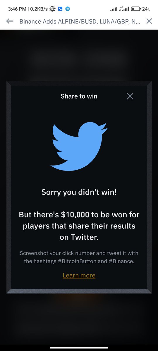 #BitcoinButton #Binance  Enjoy your luck 🤞