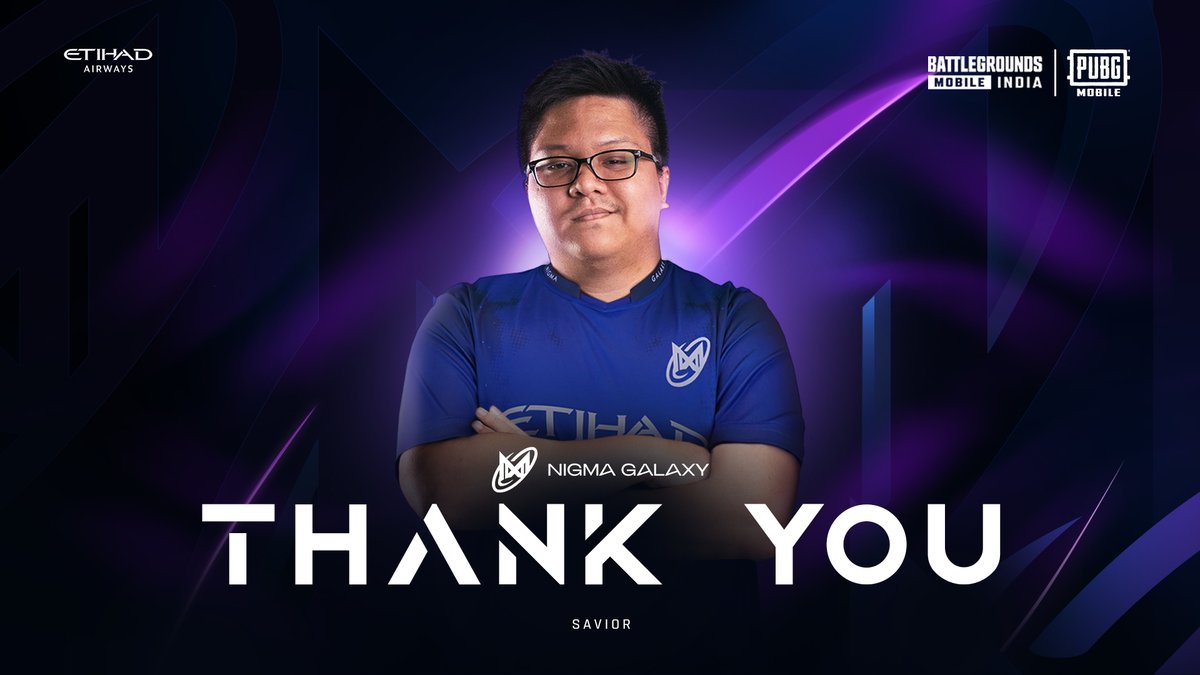 NGXindia's tweet photo. We part ways with @ngx_savior, thank you for everything and we wish you the best💙💜

#StarsAlign #NGXbgmi #NGXpubgm https://t.co/it2qsquxHQ