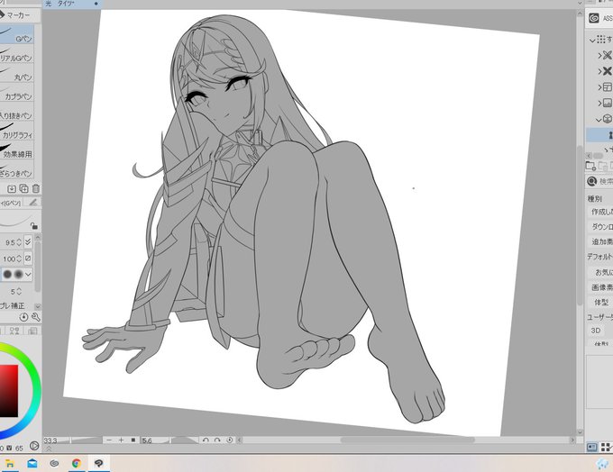 タイツ-wip~('・ω・`) 