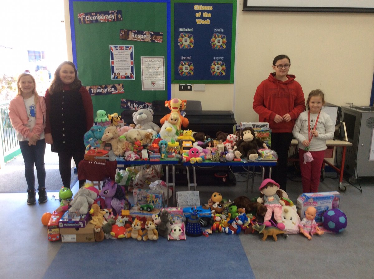 For <a href="/comicrelief/">Comic Relief</a>  this year, the children were invited to wear red in return for a donation of a toy to send to the people of Ukraine with the help of <a href="/CornwallDC/">disAbility Cornwall & Isles of Scilly</a>.

We are so overwhelmed by the generosity of our children and families here at Foxhole! A huge thank you to everyone!