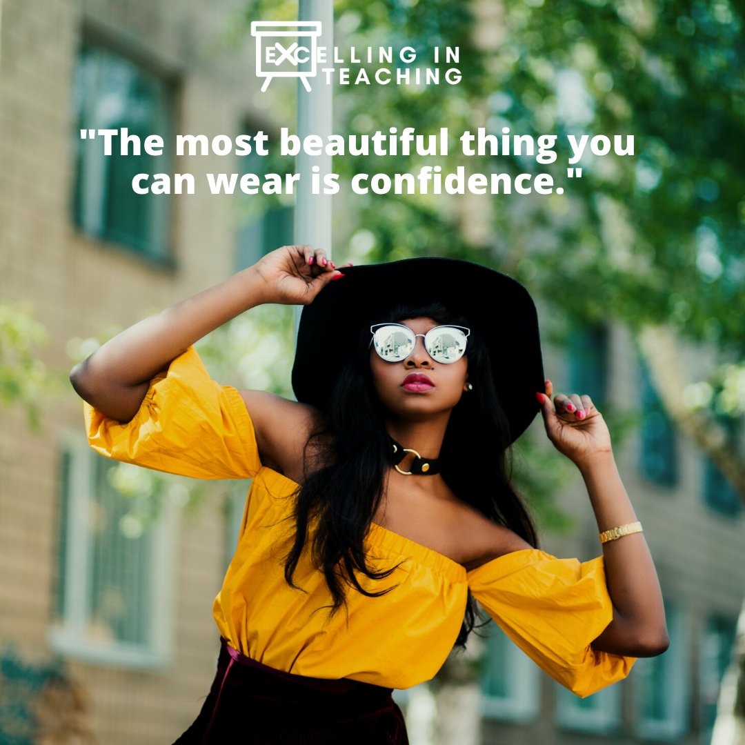 EiTProgramme's tweet photo. The most beautiful thing you can wear is #confidence. 👏🏾

Your #students absorb what they see so if you are strutting in every day full of confidence then they will feel confident being themselves too. 

Don't be afraid to show them that it's okay to live your truth!

#educator https://t.co/48b8lWiQHL