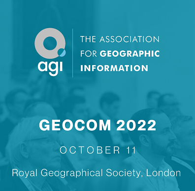 GeoCommunity's tweet photo. AGI are excited to announce that #GeoCom22 will be held at the @RGS_IBG in London on the 11th October 2022.

🔗 Find out how to get involved: https://t.co/QJMycJKpmo
🔗 Join AGI as a member: https://t.co/TzN20uf3g3 

#geospatial #GeoCom22 https://t.co/CyTXiseuD9