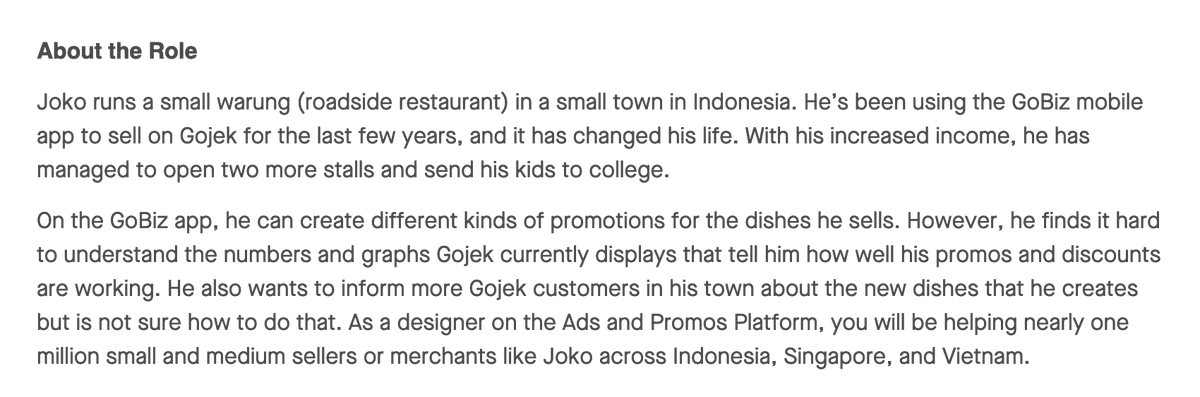 NCResq's tweet photo. The team I am a part of at @gojekdesign is hiring product designers in Bengaluru and Jakarta! 

For our JD, we're experimenting with a new approach where we focus on our users, what they're trying to achieve and how the product design team will help them https://t.co/hFcIhfBNPe