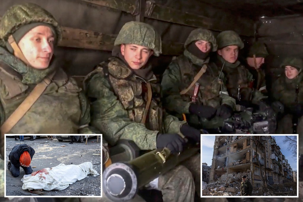 nypost's tweet photo. Demoralized Russian troops reportedly shoot themselves in legs to avoid fighting https://t.co/GGl1Yj9nXg https://t.co/lFhvWOoEPg