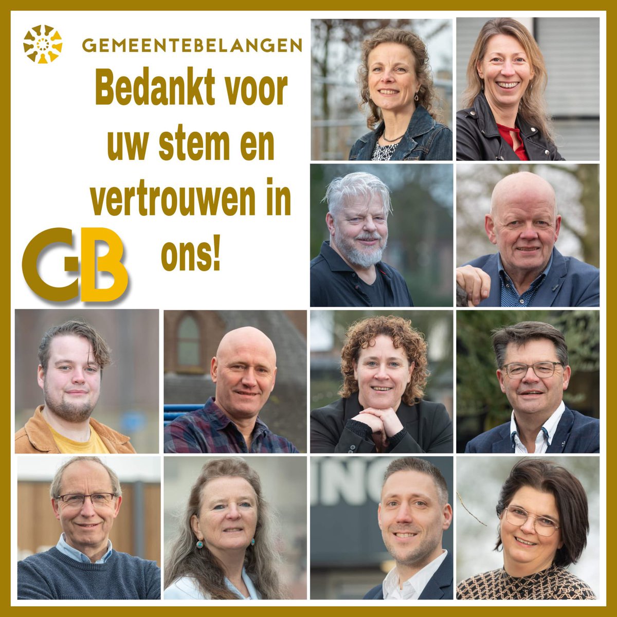 Bedankt!

Wij zijn blij met deze uitslag. We zijn de grootste geworden en gaan weer door met 7 raadsleden. We gaan weer ons uiterste best doen voor onze inwoners. 

Iedereen die op ons gestemd heeft hartelijk bedankt voor jullie stem!
