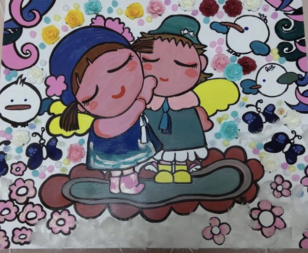 音楽仲間 ４月３日 朝５時 テレビ埼玉 天使と賢者 新井ユミさんの素敵な絵が出ます 新井ユミ 講談社 フェーマススクールズアートコンテスト連続入選 市展 第4回武井武雄記念日本童画対象展 第37回ローマ派美術協会展 ホワイト キューブ絵本