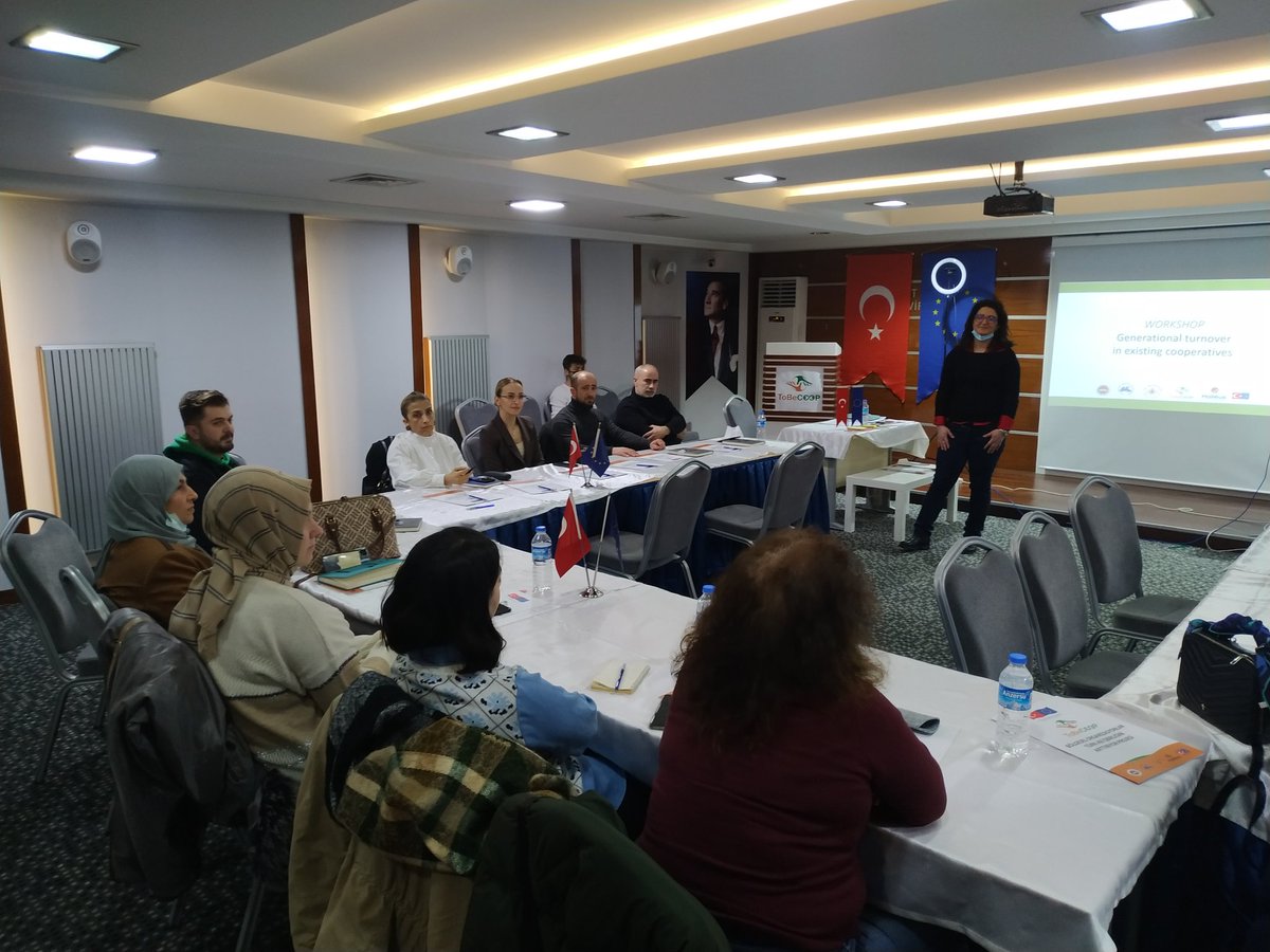 tobecoop's tweet image. İtalyan uzmanımız Katia De Luca ile  son çalıştayımızın konusu Kooperatiflerin Yeni Nesillere Devri ve İdari Değişimler.
The topic of our last workshop is &apos;Generational turnover in existing cooperatives&apos; with expert Katia De Luca.
@DiyalogProjesi @ABBaskanligi @Halieus_