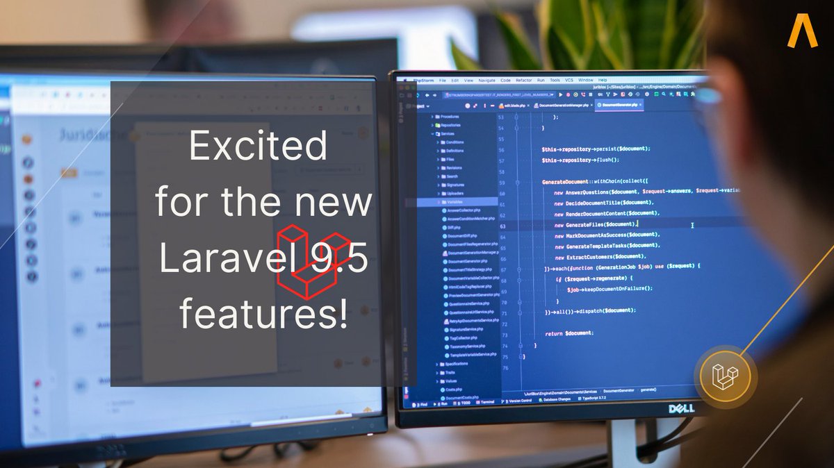 SpartnerNL's tweet photo. We are very excited for the new Laravel 9.5 features!
@Laravel
#laravel #spartner #softwaredeveloper #software #innovation https://t.co/oxQKmjExY9