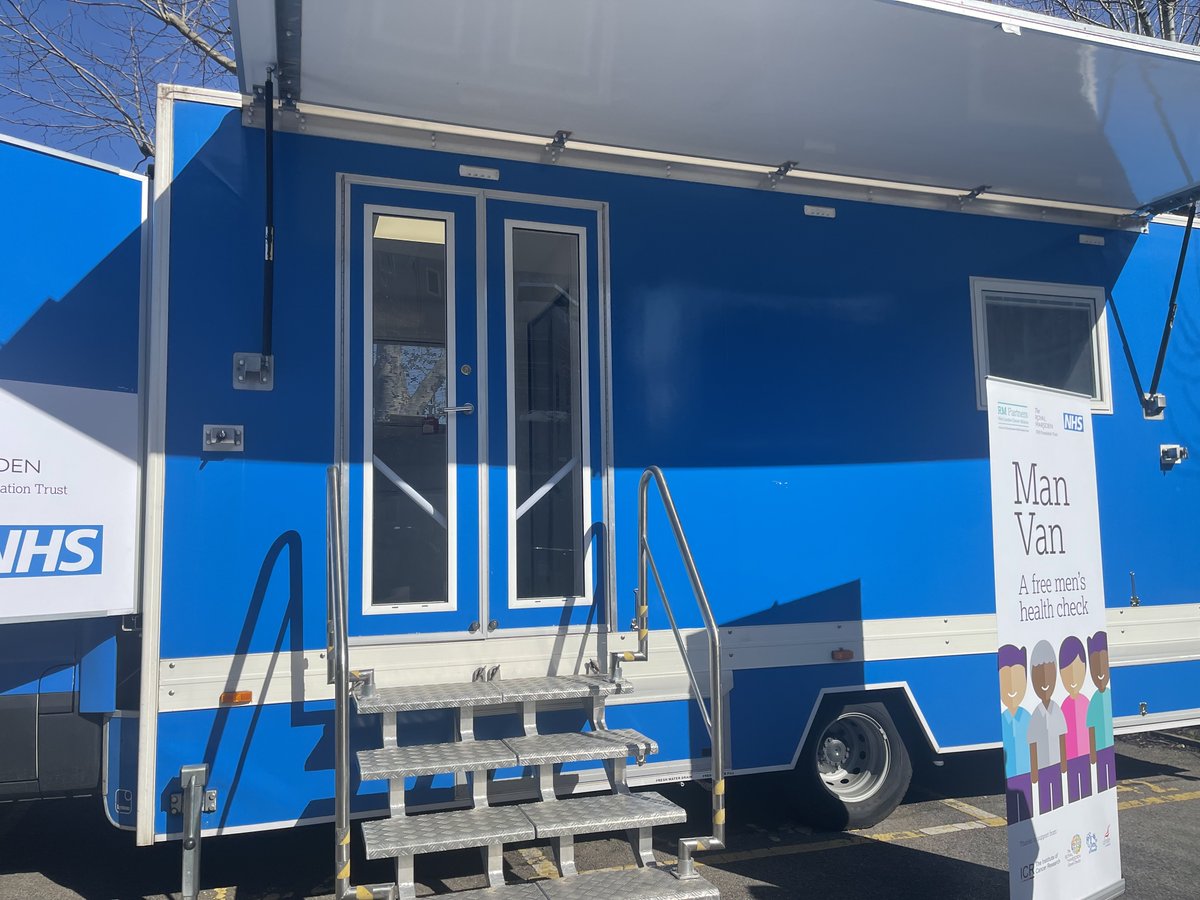 royalmarsdenNHS's tweet photo. With over 50,000 cases each year, #prostatecancer is the most common form of male cancer and the third biggest cancer killer in the UK. During #ProstateCancerAwarenessMonth and beyond, the #ManVan is aiming to improve early diagnosis of prostate cancer. https://t.co/HazdiRIQwk