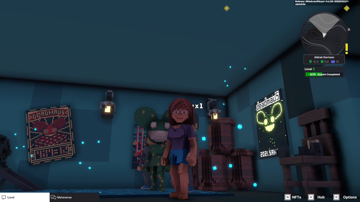 BrianLeePlacid's tweet photo. @TheSandboxGame @deadmau5 I just participated in the daily #SandboxAlphaS2Contest for a chance to earn up to 1,000 $SAND! Starting March 17 - Selfie with Deadmau5. Check out my screenshot below!
👇 #SandboxAlphaS2 https://t.co/Wk9wQ23bQ9