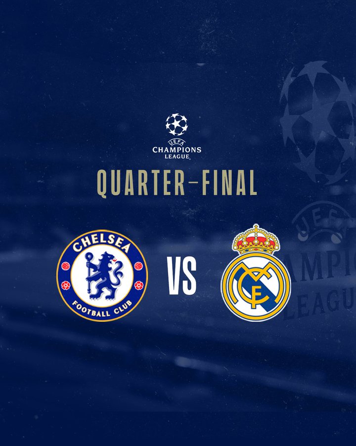 Chelsea drawn against Real Madrid in Champions League quarterfinals - We  Ain't Got No History