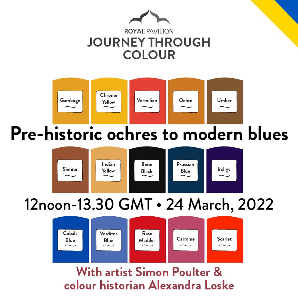 Saschaloske's tweet photo. Thanks, @theROSAmag. This talk is with artist and designer Simon Poulter @viralinfo, so you get two colour geeks for the price of one (and it is actually FREE) @BrightonMuseums
24 March, 12pm, online
#colourhistory #pigmenthistory #color #colourinart #colouranddesign https://t.co/L721ZlAa0Q