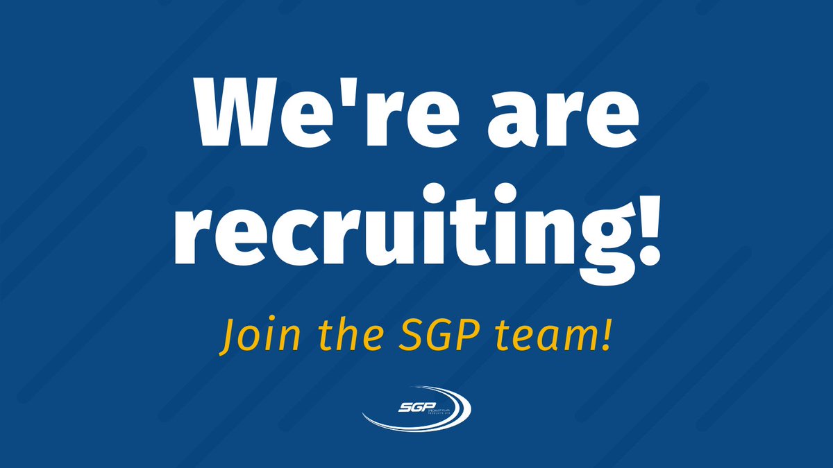 📣We are hiring five exciting roles and are on the lookout for experienced, hardworking and positive individuals to join the SGP team.

Drivers, #CNC Operators and more, head over to our website to find out more about #vacancies.

#Ukmfg #UKmfgjobs

➡️ bit.ly/3oJNtTK