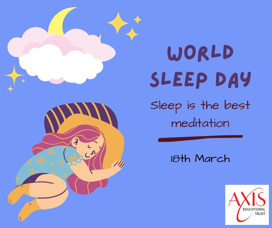 axisedutrust's tweet image. #WorldSleepDay is an annual celebration to recognise the importance of quality sleep. It is a necessity that contributes to every person&apos;s health, emotional wellbeing and productivity. 

&apos;Your future depends on your dreams, so go to sleep&apos; #WorldSleepDay2022