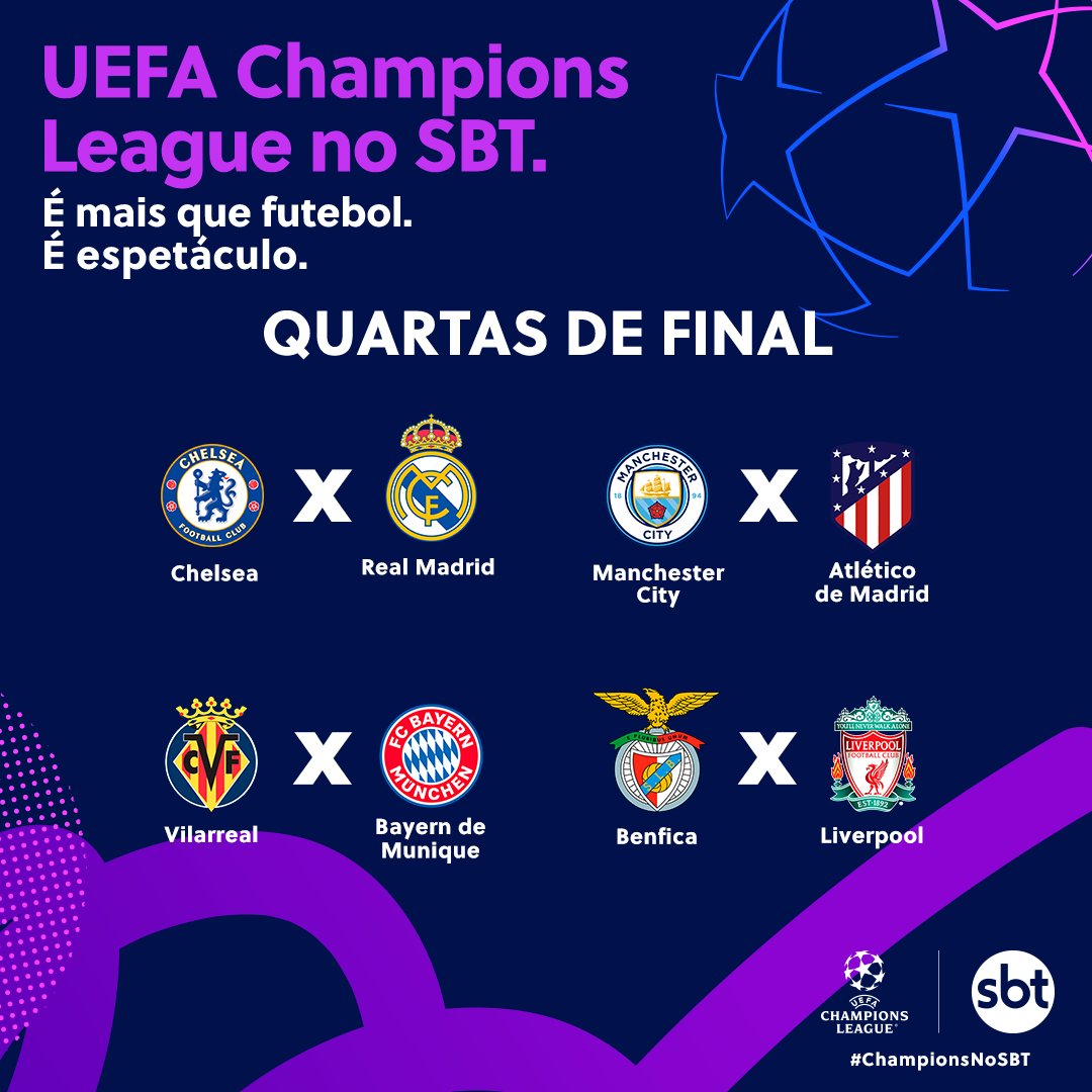 Chelsea e Benfica avançam para as quartas de final da Champions